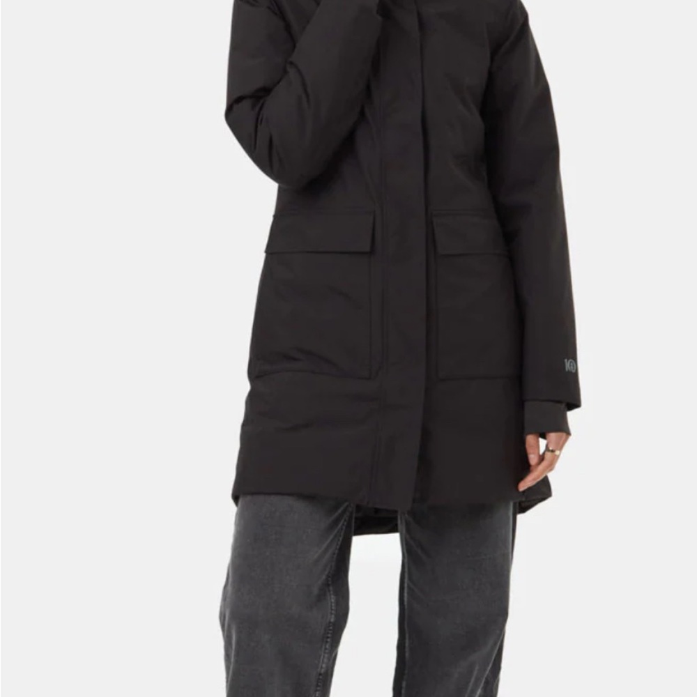 Ten Tree Daily Parka In Meteorite Black Size Extra Small